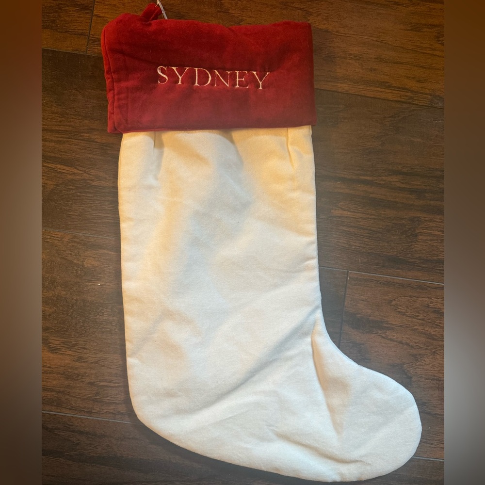 Christmas Stocking for Sydney NWT